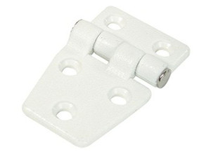 Whitecap - Pkgd White Nylon Shortsided Door Hinge2 1/4inx1 3/8in - S-3033C