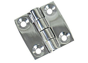 Whitecap - Pkgd Ss Stamped Butt Hinge 2in X 2in - S-3422C