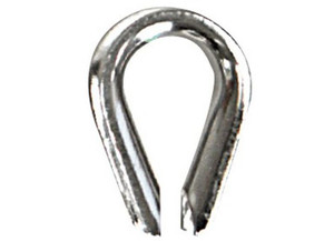 Whitecap - Pkgd Ss Wire Rope Thimble  1/2in - S-4085P