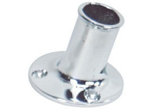 Whitecap - Pkgd Cp Brass Flagpole Socket 1in - S-5002C
