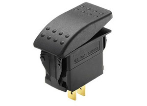 Whitecap - Pkgd Contura Rocker Switch (mom On/off/mom On) - S-7062C