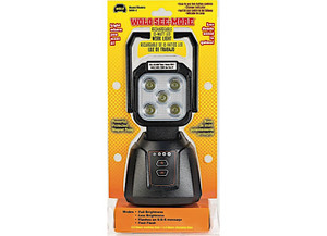 Wolo - Seemore 15 Watt Led Rechargeable Work Light Magnet Mount - 6000-2