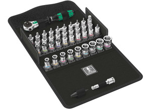 Wera Tools - 8100 Sa Allin Zyklop Speed Ratchet Set 1/4in Drive Metric 42 Pcs - 5003755001