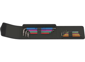Wera Tools - 950/9 Hexplus Multicolour Imperial 1 Lkey Set Imperial Blacklaser 9 Pcs - 5022639001