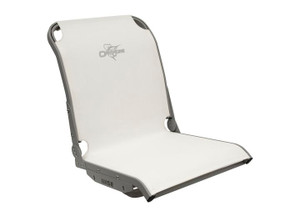 Wise - Wise 3373 Aerox Coolride Mesh High Back Boat Seat  White W/ Silver Frame - 3373-784