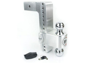 Weigh Safe - 180 Turnover Ball 10 Drop Hitch W/ 2.5 Shank & Chrome Plated  2 & 25/16 Ball W/w503 - CTB10-2.5