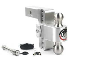 Weigh Safe - Turnover Ball 6 Drop Hitch W/ 2.5 Shank Keyed Alike Ws05 Included - LTB6-2.5-KA