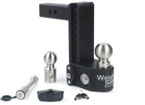 Weigh Safe - Tongue Weighing Adj Ball Mount  Inc 2in And 25/16in Balls 8in Drop 2in Shank - SWS8-2KA