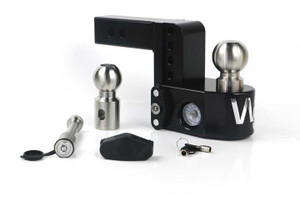 Weigh Safe - Weigh Safe 4in Drop Hitch W/ 2in Shank (8k/10k Gtwr)w/cerakote - WS4-2-KA-CER-BLA