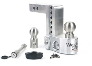 Weigh Safe - Weigh Safe 6 Drop Hitch W/2 Shank Keyed Alike Ws05 Included - WS6-2-KA