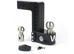 Weigh Safe - Weigh Safe 8in Drop Hitch W/ 2.5in Shank (8k/14.5k Gtwr)w/cerakote - WS8-2.5-CER-BLA