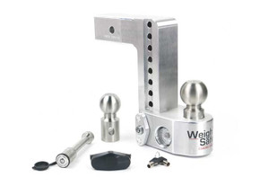 Weigh Safe - Weigh Safe 8 Drop Hitch W/ 2.5 Shank Keyed Alike Ws05 Included - WS8-2.5-KA