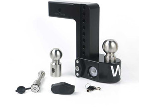 Weigh Safe - Weigh Safe 8in Drop Hitch W/ 2.5in Shank (8k/14.5k Gtwr)w/cerakote - WS8-2.5-KA-CER-BLA