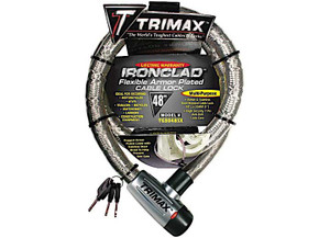 Trimax Locks - Ironclad Armor Plated Stainless Steel Locking Cable 4ft L X 26mm - TG3048SX