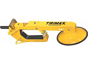 Trimax Locks - Super Max Adjustable Wheel Lock W/ Heavy Steel Disc Covering Lug Nutspad Lock Included - TWL400