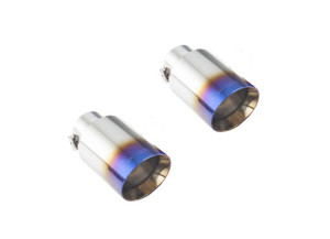 X-Force Exhaust - 0914 Vw Golf Gti Mark 6/7 4in Angle Cut Blue Tip Option (will Not Fit Oem) - ES-VWGTI-BLUETIP