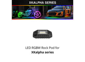 XK Glow - Led Rgbw Rock Pod; Xkalpha - AP-ROCKP