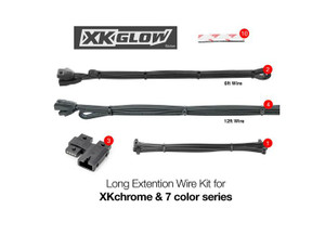 XK Glow - Extension Wire &7 Color Seriescar - XK-4P-WIRE-KIT-CAR