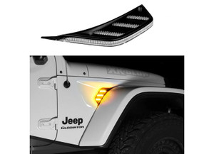 XK Glow - Amber Jeep Air Vent Light With Turn Signal & Running Light - XK-VENT-A-KIT