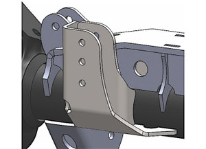 Artec Industries - Raised Tracbar Bracket For 3.5 In Diameter Front Axle - BR1139