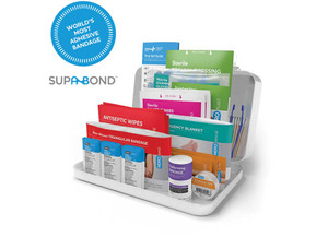 Aero Healthcare - Surefill 10 Series First Aid Kit  Metal Case White - AK10T