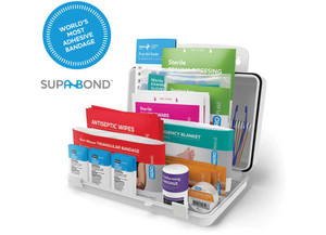 Aero Healthcare - Surefill 10 Series First Aid Kit  Weatherproof Plastic Case White - AK10W