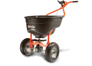 Agri-Fab - Push Spreader 130 Lb 10in Wheels Orange/black - 45-0614