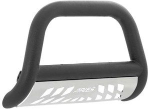 Aries - 1115 Silverado 2500/3500 (aluminum Textured Black) 4 In Bull Bar - AL45-4013