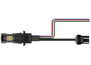 Arc Lighting - 7443a Turn Signal Bulb/work Bulb Strobe Sae Class I Amber/white (1 Ea) - BB3373A