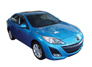 Auto Ventshade - 1013 Mazda 3 Sedan 4pc Original Ventvisorsmoke - 94257