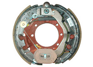 Axletek - Electric Brake 8k 12 1/4in X 3 3/8in 4 Holes Dust Shield Right - B1208E-12