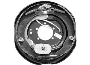 Axletek - Electric Brake 6k 12in X 2in Standard Wire (white) Left - B12E-23