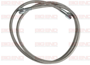 Big End Performance - 4an To 48in Straight To Straight Stainless Steel Brake Line - 21248