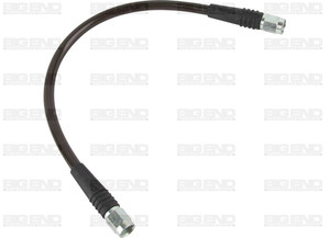 Big End Performance - #3 Brake Line 12in Dot Stainless Steel Braid Carbon Fiber Cover - 21812