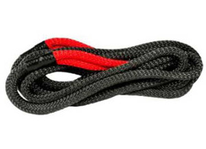 Bulletproof Hitches - Bulletproof Light Duty 1/2in X 20ft Kinetic Recovery Ropeblack - LDKINETICROPE