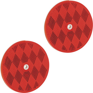 Draw-Tite - Round Centermount Reflectorsred 33/16in - 74-68-010