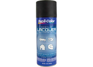 Dupli-Color - VHT - Premium Lacquer; Semigloss Black; 12 Oz. Aerosol - DAL1608