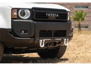 DV8 Offroad - 24 Land Criuser Centric Front Bumper Winch Ready Black - FBTL4-01