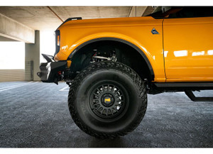 DV8 Offroad - 21c Bronco 4dr Front & Rear Fender Flare Deletes Black - FDBR-03