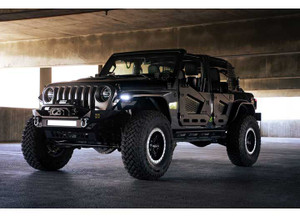 DV8 Offroad - 18c Wrangler Slim Fender Flares Black - FDJL-07