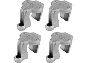 Extreme Max - Boattector Pontoon Rail Fender Hanger/adjuster Gray(pack Of 4) - 3005.5002