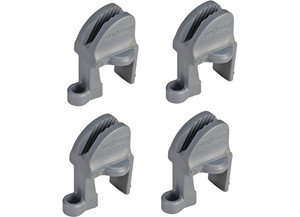 Extreme Max - Boattector Quick Adjust Pontoon Rail Fender Hanger Gray(pack Of 4) - 3005.5061
