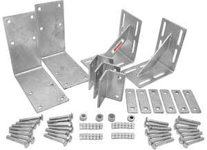 Extreme Max - Heavyduty 90degree Corner Dock Hardware Kit 1/2 Box - 3005.5522