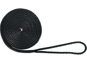 Extreme Max - Boattector Solid Braid Mfp Dock Line 3/8in X 15ft Black - 3006.2003