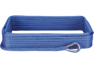 Extreme Max - Boattector Solid Braid Mfp Anchor Line With Thimble 3/8in X 50ft Royal Blue - 3006.2051