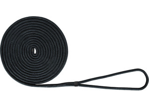 Extreme Max - Exmax Double Braid Nylon Dockline 3/8x20' Black - 3006.2093