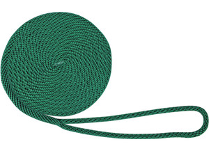 Extreme Max - Boattector Solid Braid Mfp Dock Line 1/2in X 20ft Forest Green - 3006.2338