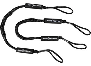 Extreme Max - Bungee Dock Line 4' 2packblack - 3006.2352