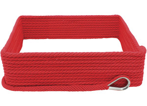 Extreme Max - Boattector Solid Braid Mfp Anchor Line With Thimble 3/8in X 100ft Red - 3006.2651
