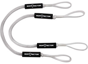 Extreme Max - Boattector Bungee Dock Line 5ft White(value Pack Of 2) - 3006.2708